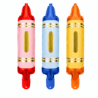 Folieballonnen krijtjes mix 7 x 30 cm - 1 set a 3 stuks Folieballonnen krijtjes mix 7 x 30 cm - 1 set a 3 stuks