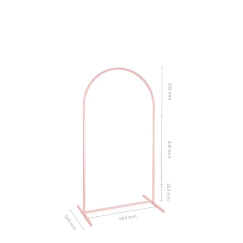 Backdrop frame mini boog – 80 cm x 150 cm - dusty pink Backdrop frame mini boog – 80 cm x 150 cm - dusty pink