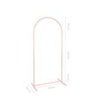 Backdrop frame midi boog – 80 cm x 180 cm - dusty pink (alleen afhalen) Backdrop frame midi boog – 80 cm x 180 cm - dusty pink (alleen afhalen)