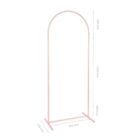 Backdrop frame maxi boog – 80 cm x 200 cm - dusty pink (alleen afhalen) Backdrop frame maxi boog – 80 cm x 200 cm - dusty pink (alleen afhalen)