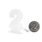 Neon LED cijfer "2" - 50 cm - 1 stuks Neon LED cijfer "2" - 50 cm - 1 stuks