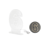 Neon LED cijfer "6" - 50 cm - 1 stuks Neon LED cijfer "6" - 50 cm - 1 stuks