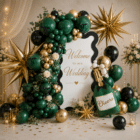 Folieballon champagnefles donkergroen 34 x 93 cm - 1 stuks Folieballon champagnefles donkergroen 34 x 93 cm - 1 stuks