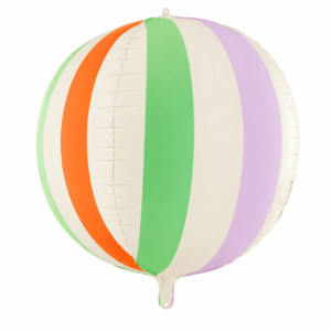 Folieballon Strandbal strepen mix 75 cm - 1 stuks Folieballon Strandbal strepen mix 75 cm - 1 stuks