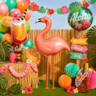 Folieballon flamingo coral 65 x 67 cm Folieballon flamingo coral 65 x 67 cm