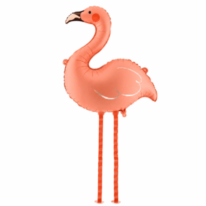 Folieballon flamingo coral 65 x 67 cm Folieballon flamingo coral 65 x 67 cm
