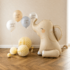 Folieballon olifant beige 84 x 90 cm- 1 stuks Folieballon olifant beige 84 x 90 cm- 1 stuks
