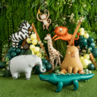 Staande folieballon krokodil 126 x 36 cm - 1 stuks Staande folieballon krokodil 126 x 36 cm - 1 stuks