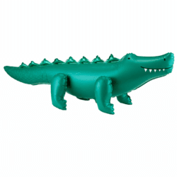 Staande folieballon krokodil 126 x 36 cm - 1 stuks