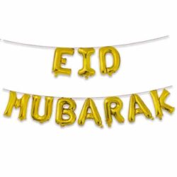 Eid Mubarak - Folieballonnen Goud Eid Mubarak - Folieballonnen Goud