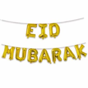 Eid Mubarak - Folieballonnen Goud