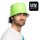 Bucket hat Rave neongroen - UV blacklight - hoofdomtrek 58 cm - 1 stuks Bucket hat Rave neongroen - UV blacklight - hoofdomtrek 58 cm - 1 stuks