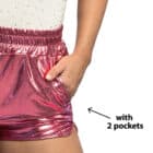 Hotpants shiny Goud maat M Hotpants shiny Goud maat M