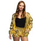 Hotpants shiny Goud maat L/XL Hotpants shiny Goud maat L/XL