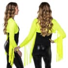 Bolero rave neongeel M/ L - UV blacklight - 1 stuks