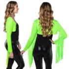 Bolero rave neongroen M/ L - UV blacklight - 1 stuks Bolero rave neongroen M/ L - UV blacklight - 1 stuks