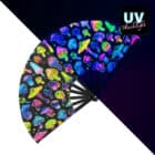 Waaier rave high XL - UV blacklight - 1 stuks Waaier rave high XL - UV blacklight - 1 stuks