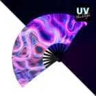 Waaier rave trip XL - UV blacklight - 1 stuks Waaier rave trip XL - UV blacklight - 1 stuks