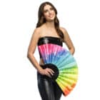 Waaier rave vibe XL - UV blacklight - 1 stuks