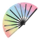 Waaier rave vibe XL - UV blacklight - 1 stuks