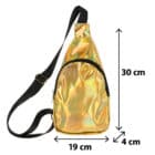 Crossbody tas holo goud Crossbody tas holo goud