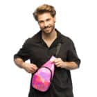 Crossbody tas holo roze Crossbody tas holo roze