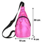 Crossbody tas holo roze Crossbody tas holo roze