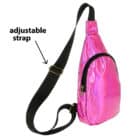 Crossbody tas holo roze Crossbody tas holo roze