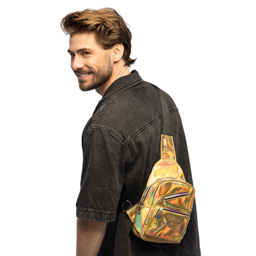 Crossbody tas holo deluxe goud Crossbody tas holo deluxe goud