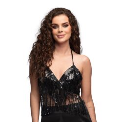 Top Festival zwart (one size)