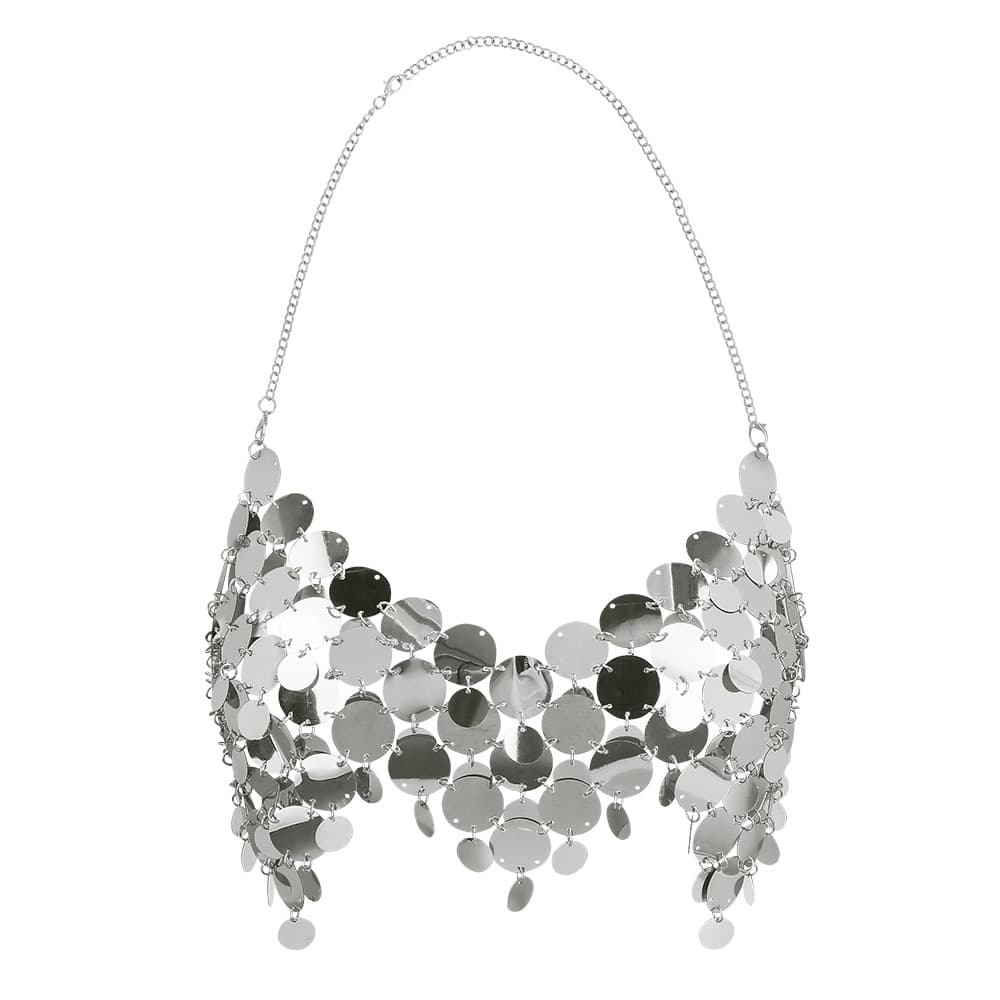 Top Festival glam zilver (one size)