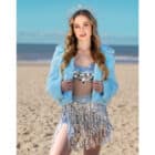 Top Festival glam zilver (one size) Top Festival glam zilver (one size)