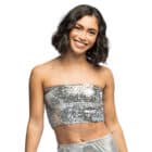 Top Sparkle zilver (M/L stretch) Top Sparkle zilver (M/L stretch)