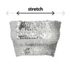 Top Sparkle zilver (M/L stretch) Top Sparkle zilver (M/L stretch)