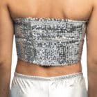Top Sparkle zilver (M/L stretch) Top Sparkle zilver (M/L stretch)