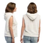 Bodywarmer Fluffy wit (L/XL) Bodywarmer Fluffy wit (L/XL)