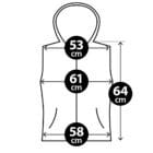 Bodywarmer Fluffy wit (L/XL) Bodywarmer Fluffy wit (L/XL)