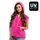 Bodywarmer Fluffy UV neonroze (L/XL) Bodywarmer Fluffy UV neonroze (L/XL)