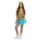 Bodywarmer Fluffy UV regenboog (L/XL) Bodywarmer Fluffy UV regenboog (L/XL)