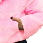 Jasje fluffy rave licht roze M/ L Jasje fluffy rave licht roze M/ L