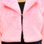 Jasje fluffy rave licht roze M/ L Jasje fluffy rave licht roze M/ L