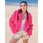 Jasje fluffy rave neonroze M/ L Jasje fluffy rave neonroze M/ L