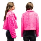 Jasje fluffy rave neonroze M/ L Jasje fluffy rave neonroze M/ L