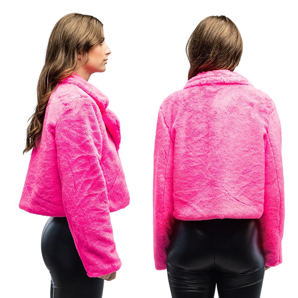 Jasje fluffy rave neonroze M/ L Jasje fluffy rave neonroze M/ L