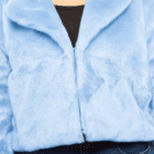 Jasje fluffy rave lichtblauw M/ L