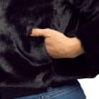 Jasje fluffy rave zwart M/ L Jasje fluffy rave zwart M/ L