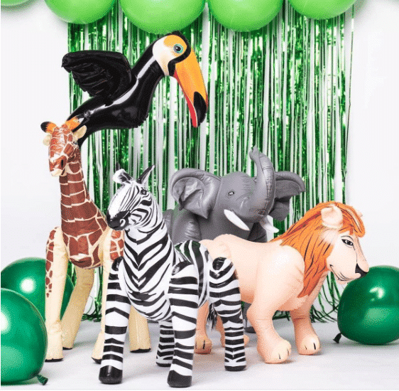 Opblaas Giraffe 65x75cm Opblaas Giraffe 65x75cm