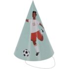 Feesthoedjes - fantastic football - 6 stuks - diy Feesthoedjes - fantastic football - 6 stuks - diy
