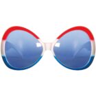 Rood Wit Blauwe Bril 17,5 x 9 cm Rood Wit Blauwe Bril 17,5 x 9 cm