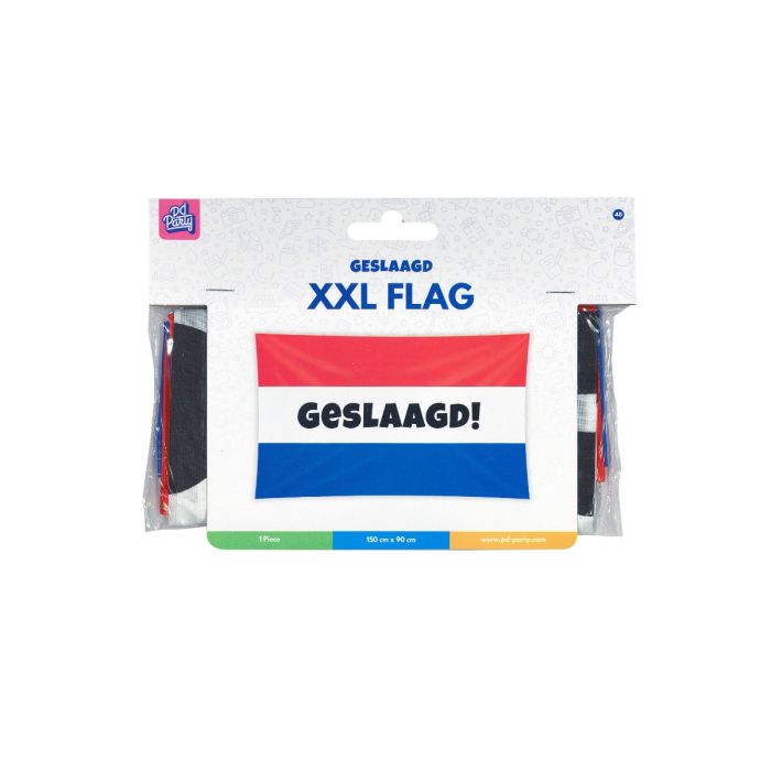 XXL Flag - Geslaagd rwb XXL Flag - Geslaagd rwb